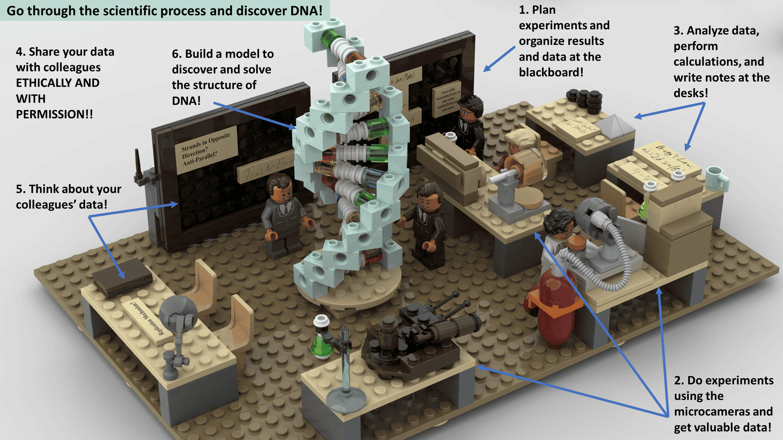 Teach the scientific process using the lab